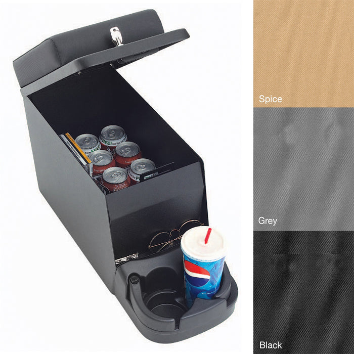Smittybilt 31711 Security Floor Console 76-95 Wrangler CJ/YJ Denim Gray Smittybilt - Truck Part Superstore