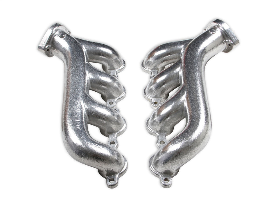 Flowtech 31730-1FLT Exhaust Manifold; For Use w/LS Engine Swap; 2.25 in. O.D.; Silver Ceramic; - Truck Part Superstore