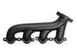 Flowtech 31730-3FLT Exhaust Manifold; For Use w/LS Engine Swap; 2.25 in. O.D.; Black Ceramic; - Truck Part Superstore