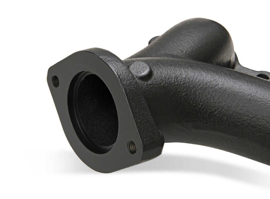 Flowtech 31730-3FLT Exhaust Manifold; For Use w/LS Engine Swap; 2.25 in. O.D.; Black Ceramic; - Truck Part Superstore