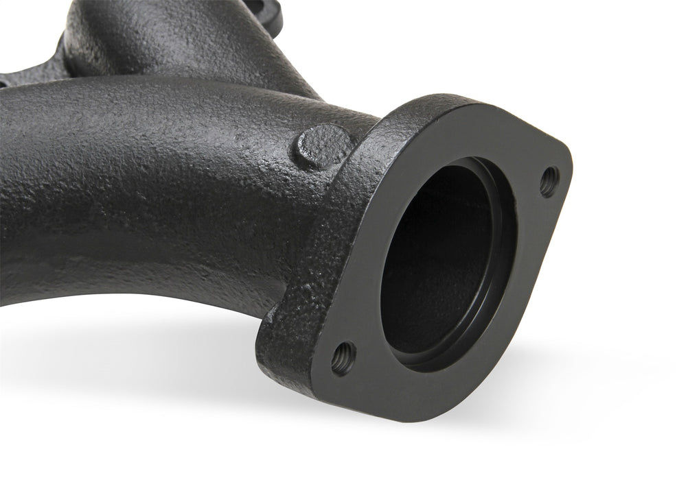 Flowtech 31730-3FLT Exhaust Manifold; For Use w/LS Engine Swap; 2.25 in. O.D.; Black Ceramic; - Truck Part Superstore