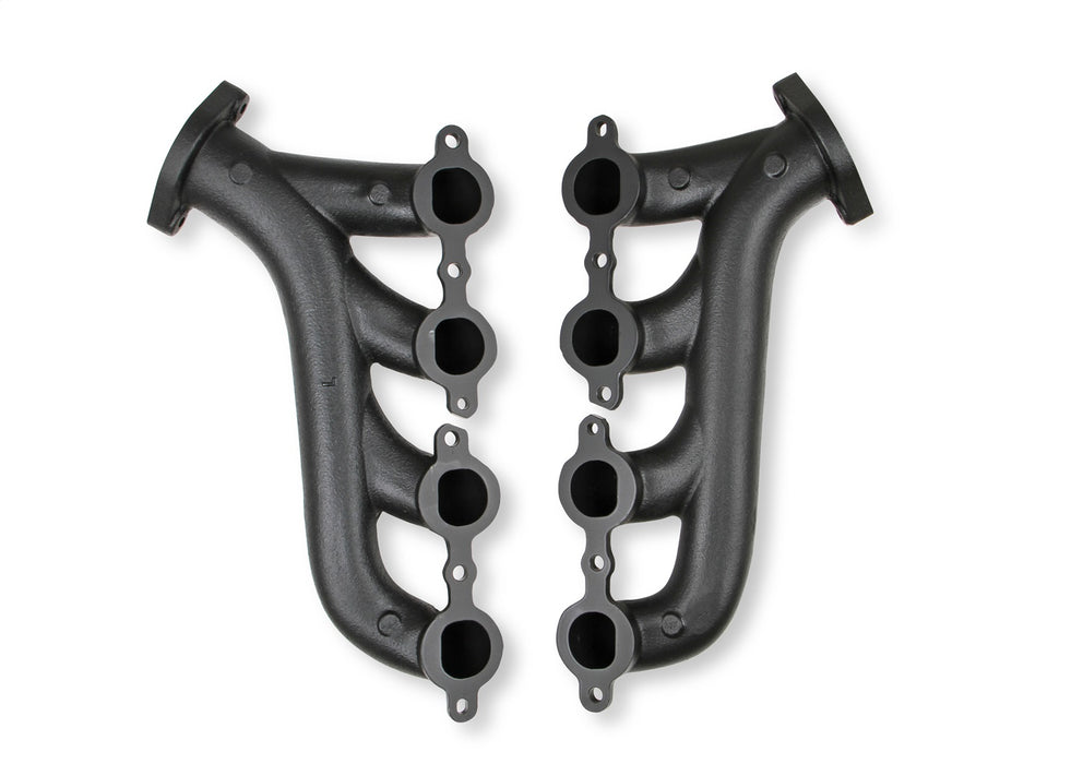 Flowtech 31730-3FLT Exhaust Manifold; For Use w/LS Engine Swap; 2.25 in. O.D.; Black Ceramic; - Truck Part Superstore