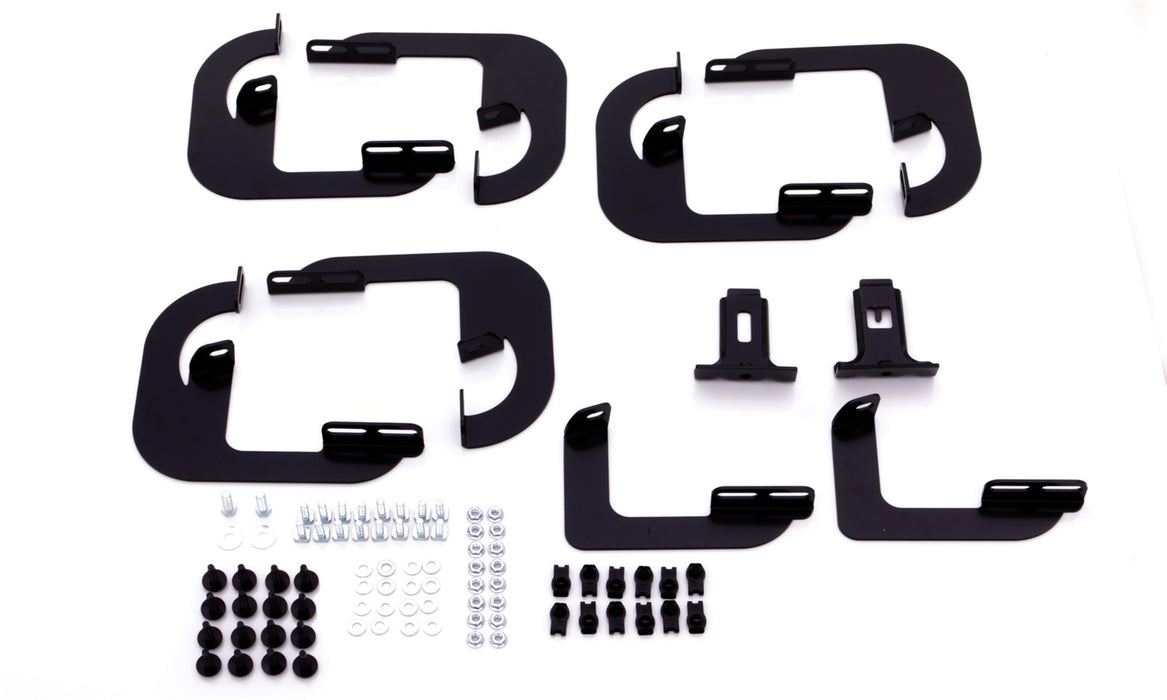 Lund 318039 Nerf Bar Step Bracket Kit; Black; - Truck Part Superstore