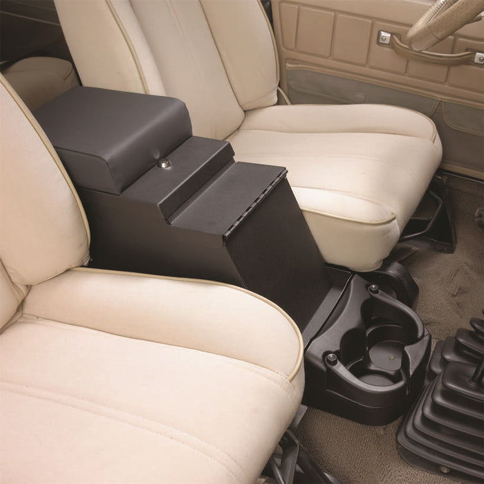 Smittybilt 31815 Security Stereo Floor Console 76-95 Wrangler CJ/YJ Denim Black Smittybilt - Truck Part Superstore