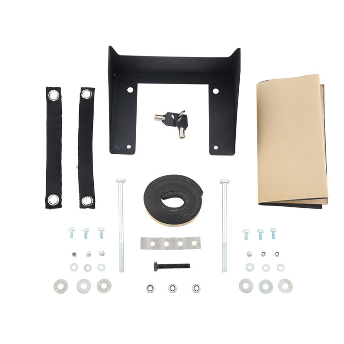 Smittybilt 31815 Security Stereo Floor Console 76-95 Wrangler CJ/YJ Denim Black Smittybilt - Truck Part Superstore