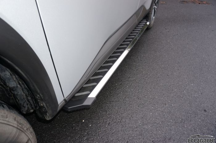 Romik 31824418 2021-Present Nissan Rogue RZR Running Board Stainless Steel Romik - Truck Part Superstore