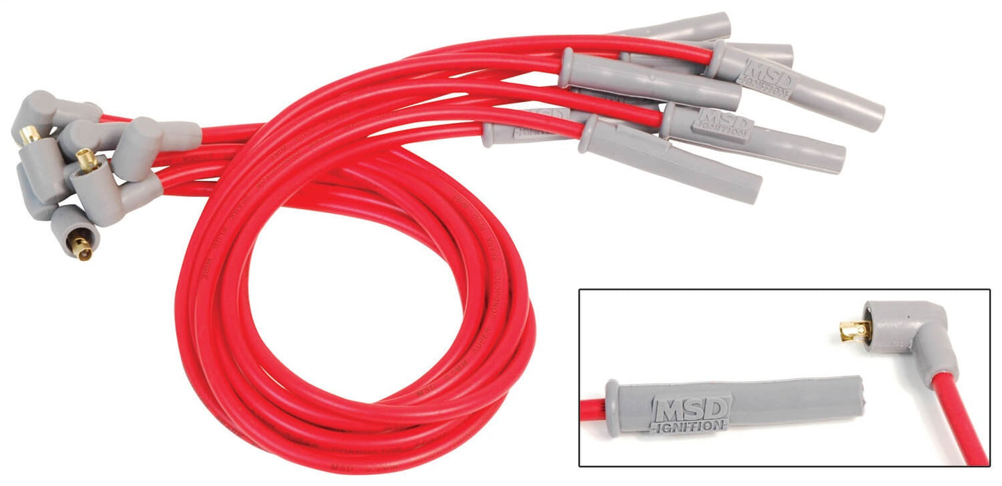 MSD 31949 Custom Spark Plug Wire Set; 8.5mm; Custom Fit To OEM Specifications; - Truck Part Superstore