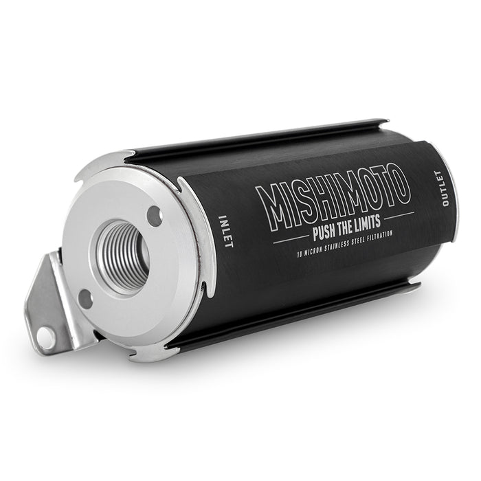 Mishimoto MMFF-ST-S010 Mishimoto High-Performance -10AN Fuel Filter, 10-Micron Stainless-Steel Insert - Truck Part Superstore