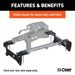 CURT 16469 Custom 5th Wheel Brackets; Select Silverado; Sierra 1500 (Except 5.5ft. Bed) - Truck Part Superstore