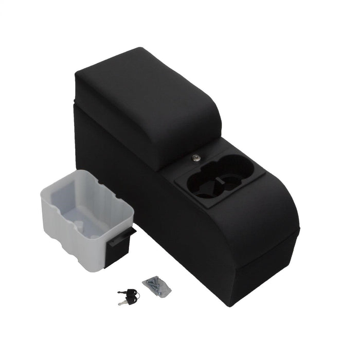 Rampage 32015R Center Console; Black Denim; - Truck Part Superstore