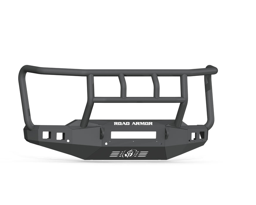 Road Armor 3202F2B-NW Stealth Non-Winch Front Bumper; Titan Guard; Texture Black; - Truck Part Superstore