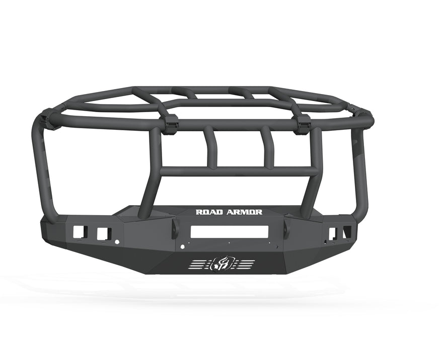 Road Armor 3202F6B-NW Stealth Non-Winch Front Bumper; Titan Guard; Texture Black; w/Intimitador Guard; - Truck Part Superstore