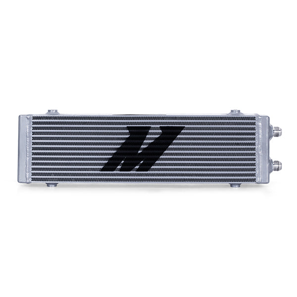Mishimoto MMOC-DP-LSL Universal Dual Pass Bar and Plate Oil Cooler, Large - Truck Part Superstore