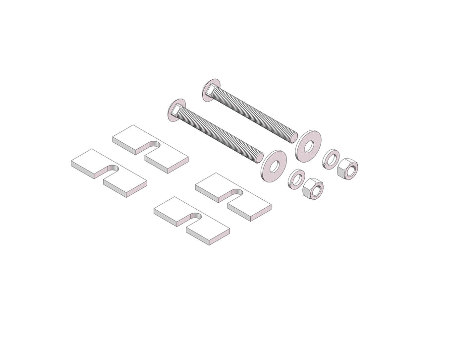 Husky Towing 32059 Center Bolt Kit For Use With Black or Silver Series Fifth Wheel - Truck Part Superstore
