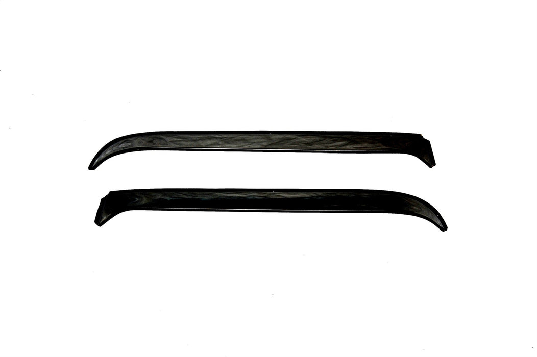 Auto Ventshade (AVS) 32099 Ventshade® Deflector; 2 pc.; Front; Black Stainless Steel; - Truck Part Superstore