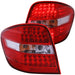 Anzo USA 321053 Tail Light Assembly; Red/Clear Lens; Pair; - Truck Part Superstore