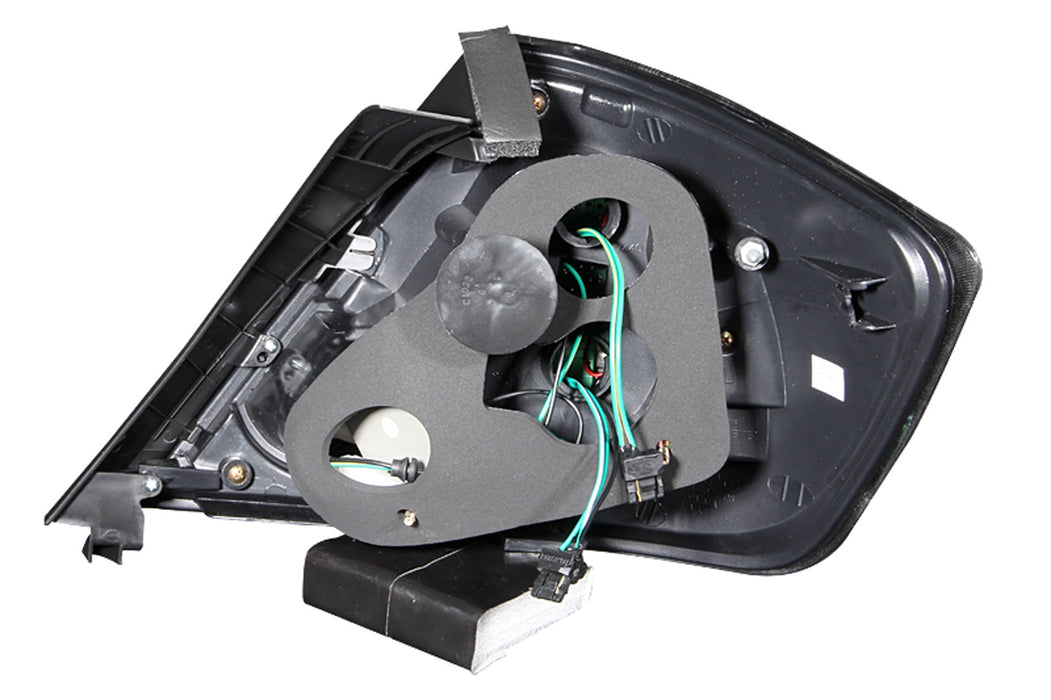 ANZO USA 321060 Tail Light Assembly; Red/Clear Lens; Pair; - Truck Part Superstore