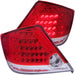 ANZO USA 321060 Tail Light Assembly; Red/Clear Lens; Pair; - Truck Part Superstore