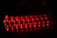 Anzo USA 321114 Tail Light Assembly; LED; Red/Clear Lens; Pair; - Truck Part Superstore