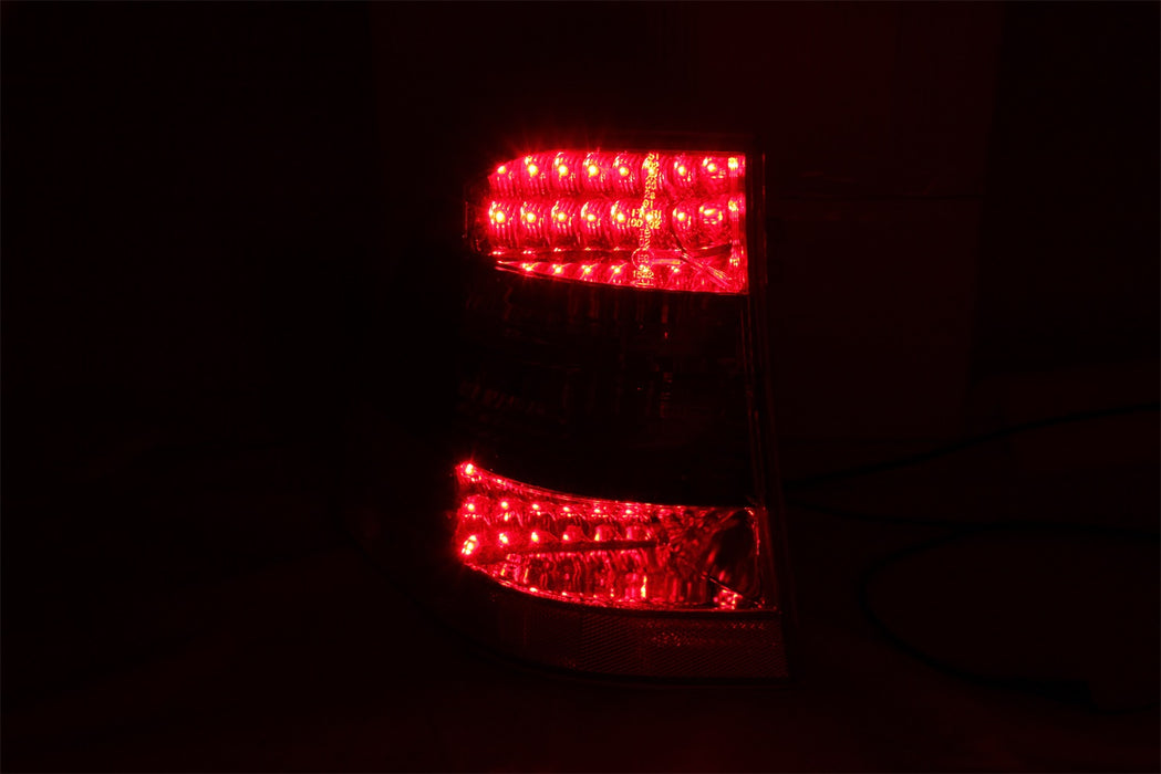 ANZO USA 321117 Tail Light Assembly; LED; Red/Smoke Lens; Red Reflector; Pair; - Truck Part Superstore