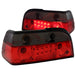 ANZO USA 321124 Tail Light Assembly; LED; Red/Smoke Lens; Red Reflector; Pair; - Truck Part Superstore