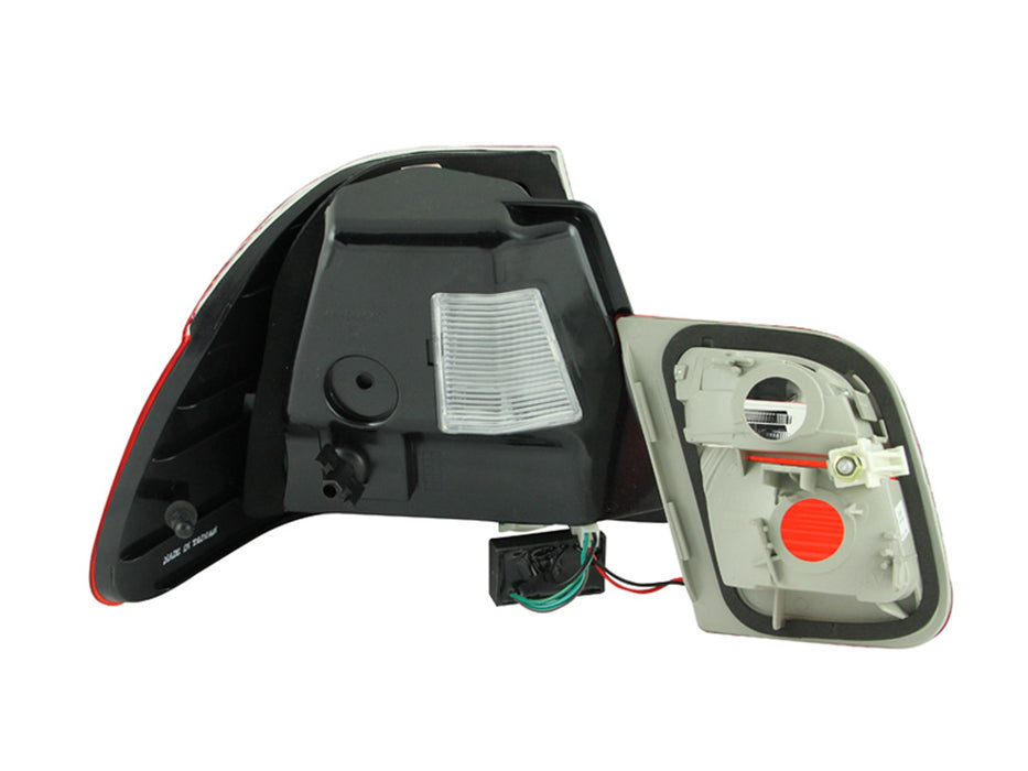 Anzo USA 321126 Tail Light Assembly; LED; Red/Smoke Lens; Red Reflector; Pair; - Truck Part Superstore