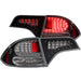 Anzo USA 321152 Tail Light Assembly; LED; Clear Lens; Black Housing; Pair; - Truck Part Superstore