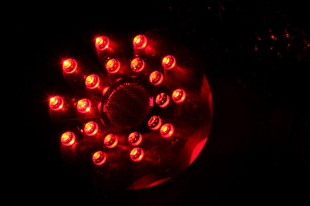 Anzo USA 321194 Tail Light Assembly; LED; Clear Lens; Black Housing; Pair; - Truck Part Superstore