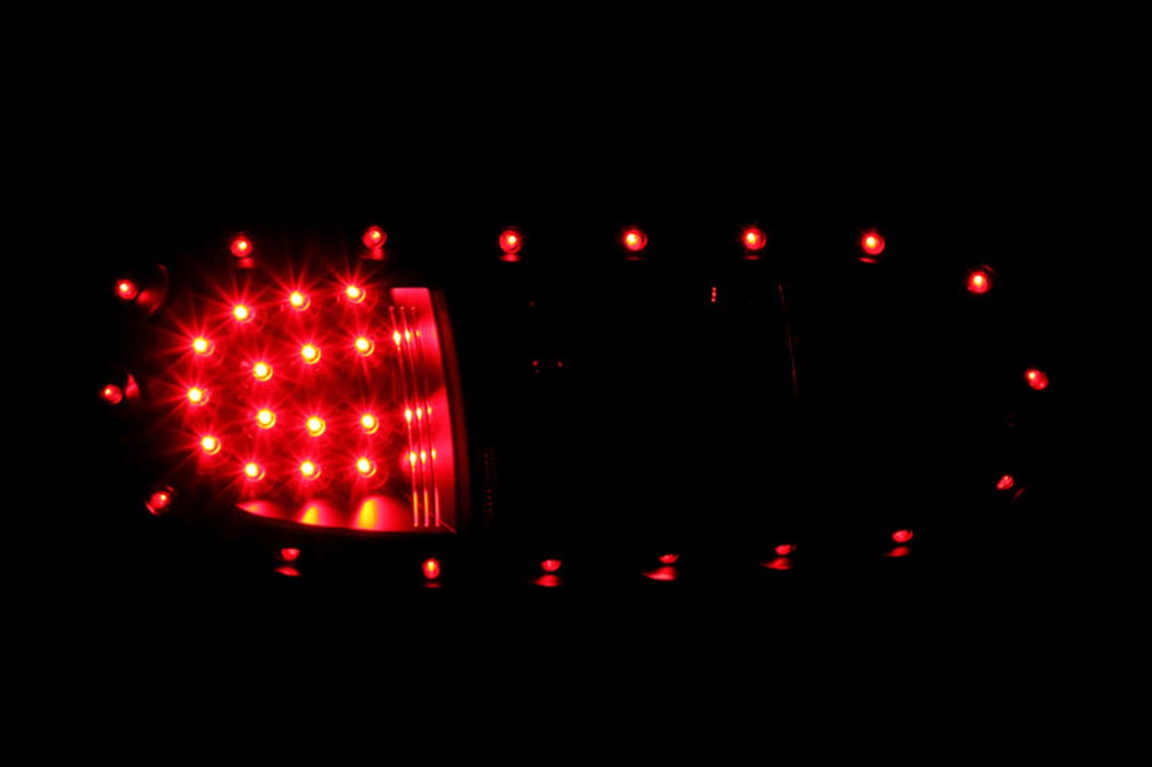 Anzo USA 321212 Tail Light Assembly; LED; Clear Lens; Black Housing; Pair; - Truck Part Superstore