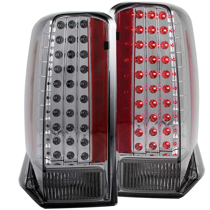 Anzo USA 321221 Tail Light Assembly; LED; Smoke Lens; Pair; - Truck Part Superstore