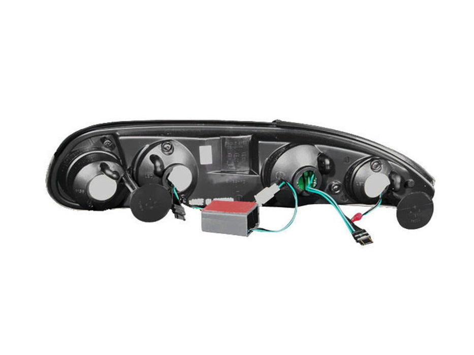 Anzo USA 321223 Tail Light Assembly; LED; Smoke Lens; Pair; - Truck Part Superstore