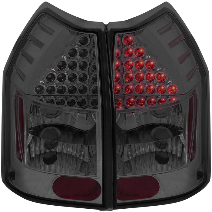 Anzo USA 321232 Tail Light Assembly; LED; Smoke Lens; Pair; - Truck Part Superstore