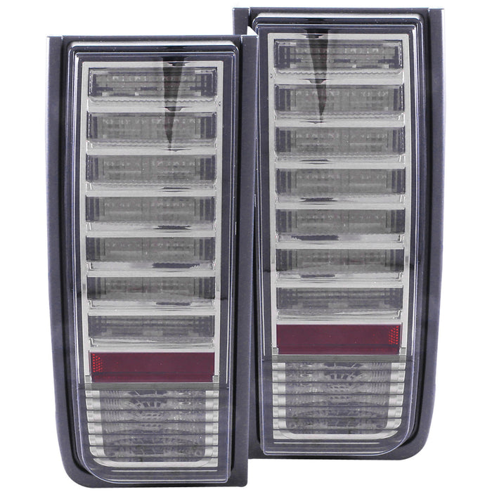 Anzo USA 321246 Tail Light Assembly; LED; Smoke Lens; Pair; - Truck Part Superstore