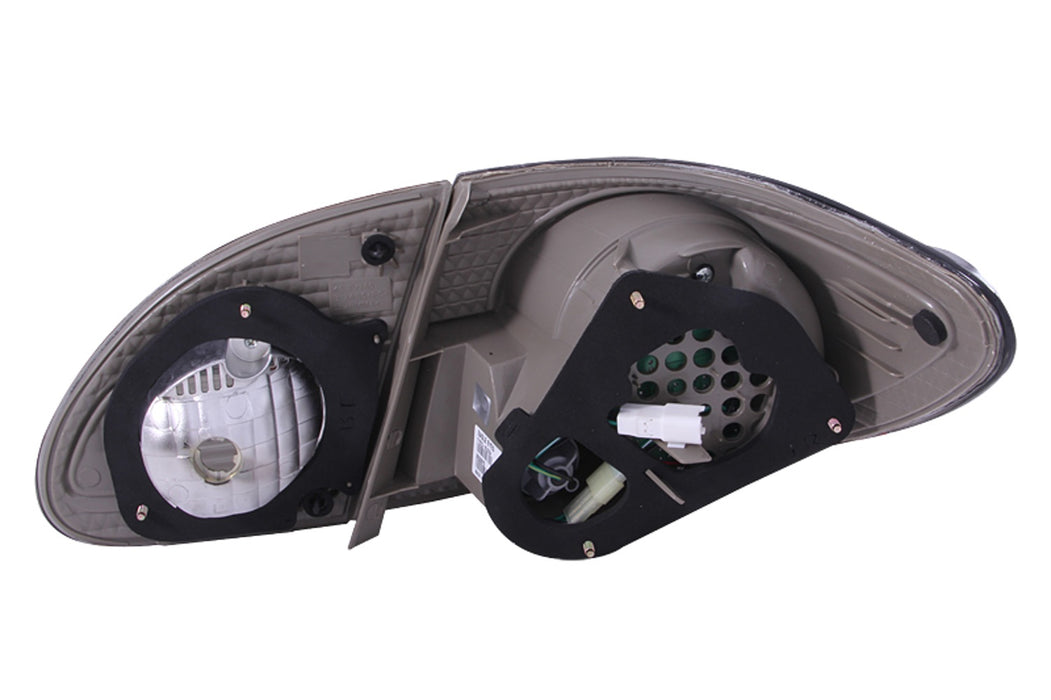 Anzo USA 321270 Tail Light Assembly; LED; Red/Smoke Lens; Red Reflector; Pair; - Truck Part Superstore
