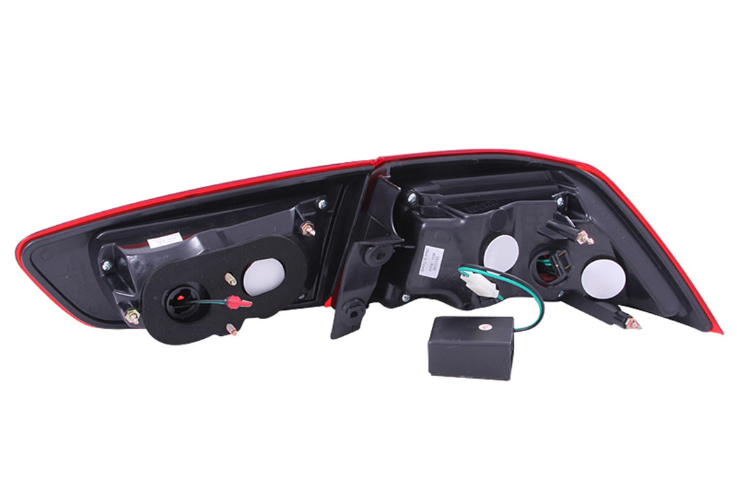 Anzo USA 321277 Tail Light Assembly; LED; Red/Smoke Lens; Red Reflector; Pair; - Truck Part Superstore