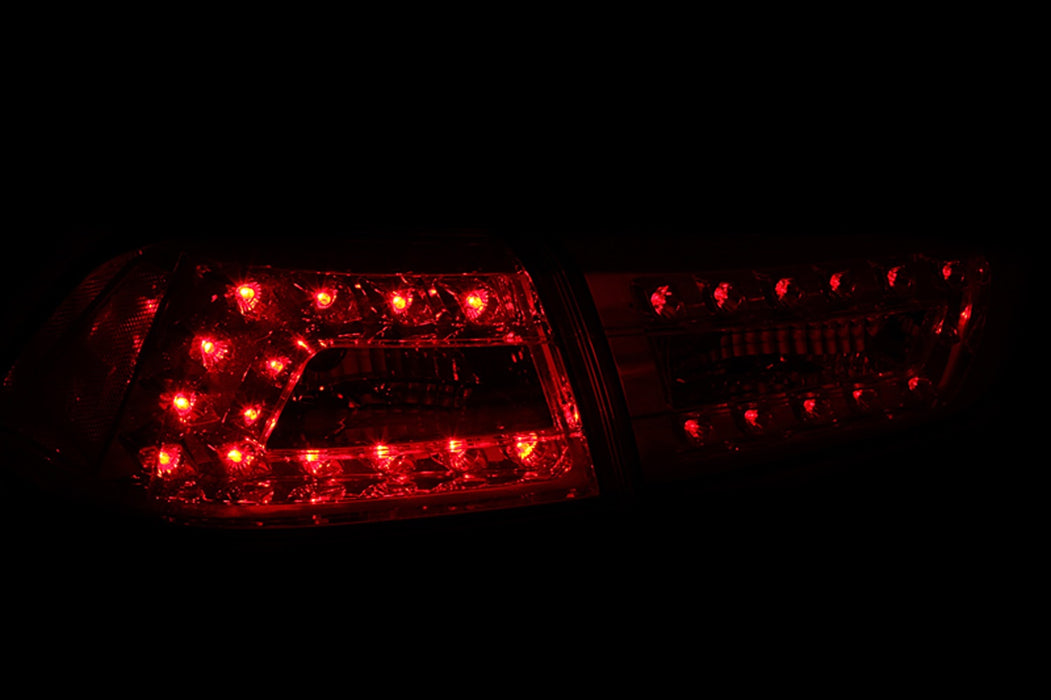 Anzo USA 321277 Tail Light Assembly; LED; Red/Smoke Lens; Red Reflector; Pair; - Truck Part Superstore