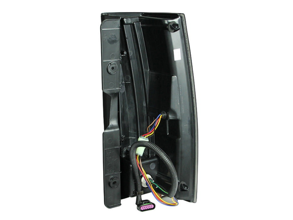 Anzo USA 321287 Tail Light Assembly; LED; Clear Lens; Chrome Housing; Pair; - Truck Part Superstore