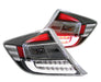 ANZO USA 321305 Tail Light Assembly; LED; Clear Lens; Black Housing; Pair; - Truck Part Superstore
