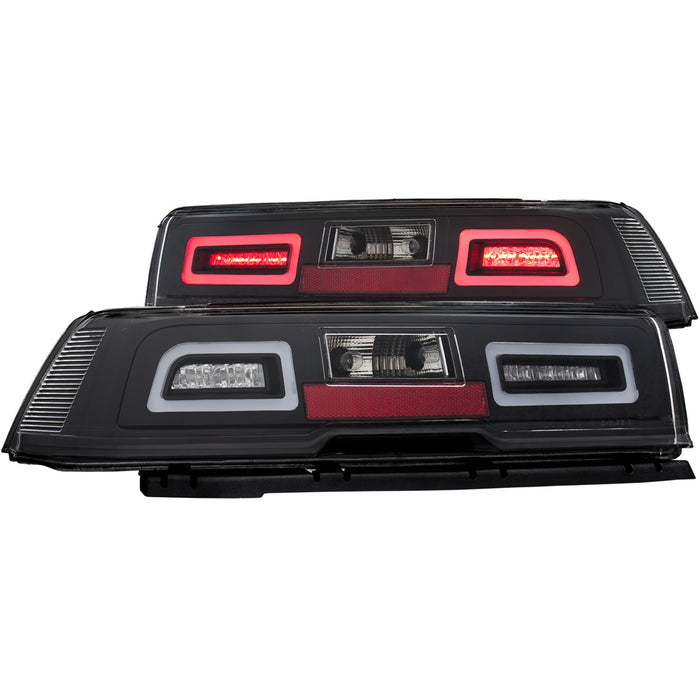 Anzo USA 321320 Tail Light Assembly; LED; Clear Lens; Black Housing; Pair; - Truck Part Superstore