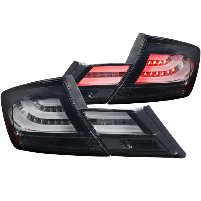 ANZO USA 321324 Tail Light Assembly; LED; Smoke Lens; Pair; - Truck Part Superstore