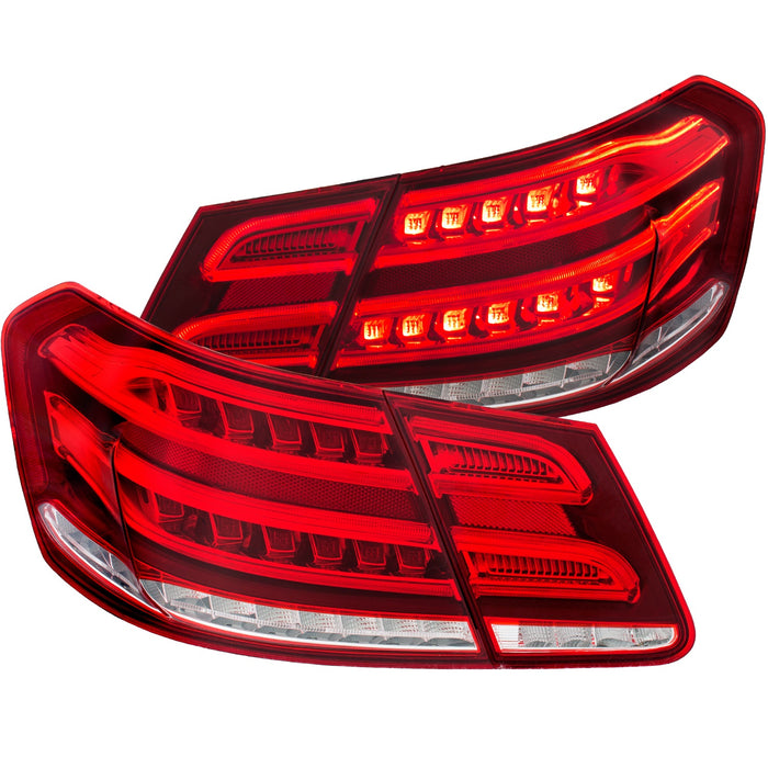 Anzo USA 321331 Tail Light Assembly; LED; Red/Clear Lens; 4 pc.; - Truck Part Superstore