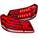 Anzo USA 321331 Tail Light Assembly; LED; Red/Clear Lens; 4 pc.; - Truck Part Superstore