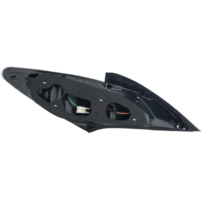 Anzo USA 321332 Tail Light Assembly; LED; Chrome Housing Smoke Lens; Pair; - Truck Part Superstore