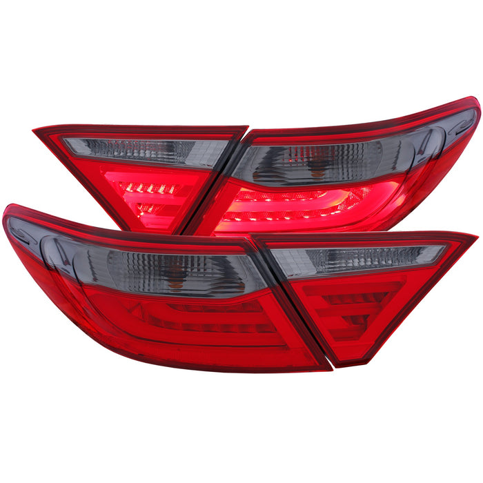 Anzo USA 321336 Tail Light Assembly; LED; Red/Smoke Lens; - Truck Part Superstore