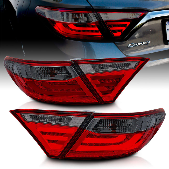 Anzo USA 321336 Tail Light Assembly; LED; Red/Smoke Lens; - Truck Part Superstore