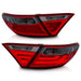 Anzo USA 321336 Tail Light Assembly; LED; Red/Smoke Lens; - Truck Part Superstore