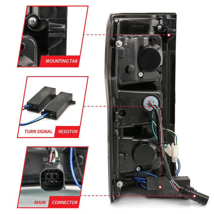 Anzo USA 321339 Tail Light Assembly - Truck Part Superstore