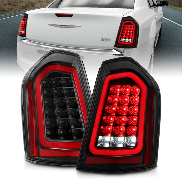 Anzo USA 321343 Tail Light Assembly; LED; w/Black Sequential Lens; Pair; - Truck Part Superstore