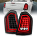 Anzo USA 321343 Tail Light Assembly; LED; w/Black Sequential Lens; Pair; - Truck Part Superstore