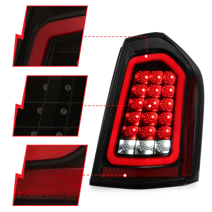 Anzo USA 321343 Tail Light Assembly; LED; w/Black Sequential Lens; Pair; - Truck Part Superstore